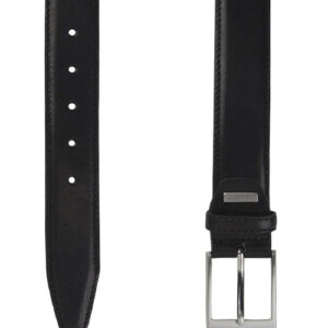 Zwarte leren riem