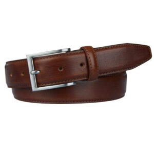 Gebreide wollen stropdas bordeaux