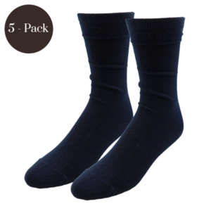 Sokken donkerblauw 5-pack